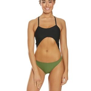 Speedo - One Piece Tie-Back Swimsuit, Size 8/34, Brand New with Tags!